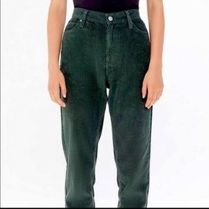 Urban Outfitters BDG Green Corduroy Pants